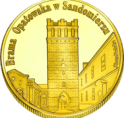 Sandomierz: Brama Opatowska ma swoją pamiątkową monetę.