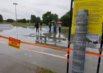 Tarnobrzeg. Skatepark znowu do poprawki.