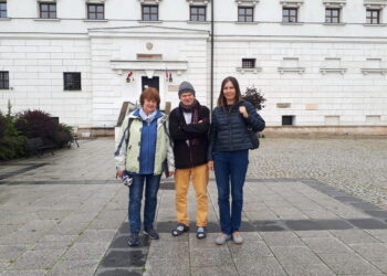 Sandomierz: Malarski plener artystów amatorów z Łodzi.