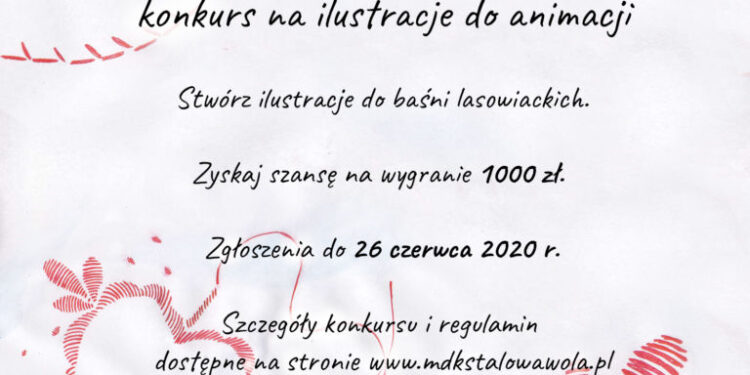 Stalowa Wola: Wygraj 1000 złotych za ilustracje do bajki  w sieci