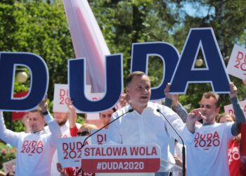 Stalowa Wola: Prezydent Andrzej Duda przekonywał mieszkańców do swojego pomysłu na Polskę