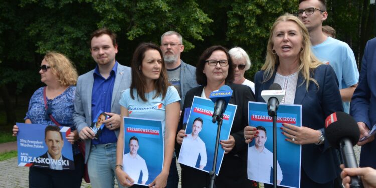 Stalowa Wola: Koalicjanci apelowali o poparcie w wyborach Rafała Trzaskowskiego