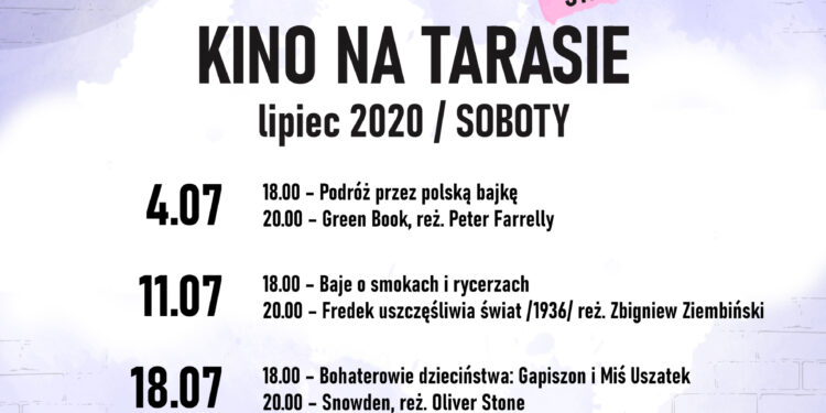 Stalowa Wola: Rusza plenerowe kino na tarasie