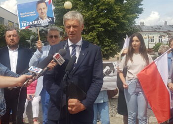 Tarnobrzeg. Wizyta posła Pawła Poncyliusza.