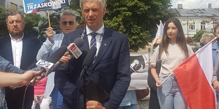 Tarnobrzeg. Wizyta posła Pawła Poncyliusza.