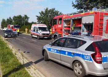 Tarnobrzeg. Wypadek w Wielowsi.