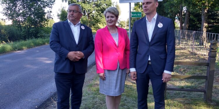 Przecław: Minister Infrastruktury w Białym Borze.