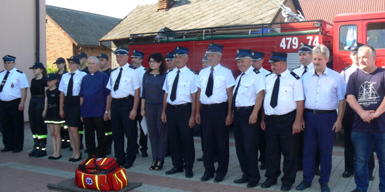 Mściów-Nowy Kamień: Torba medyczna dla strażaków ochotników od KRUS.