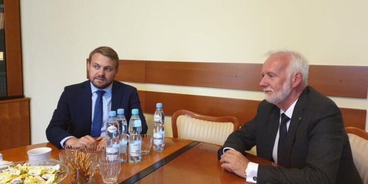 Tarnobrzeg. Wiceminister klimatu z wizytą w mieście.