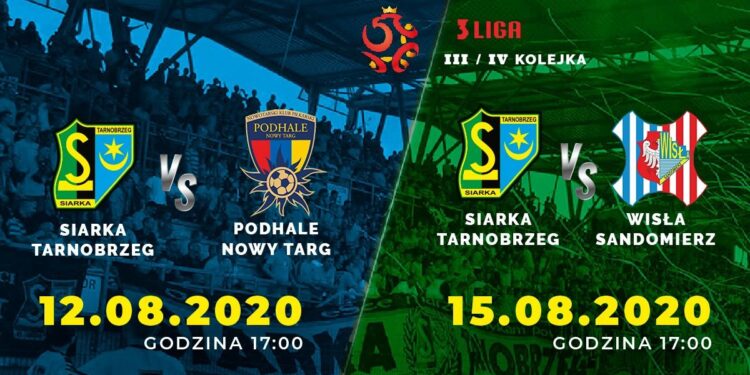 Tarnobrzeg: W środę Podhale, w sobotę Wisła