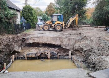 Mielec:  Borki Nizińskie-z nową drogą