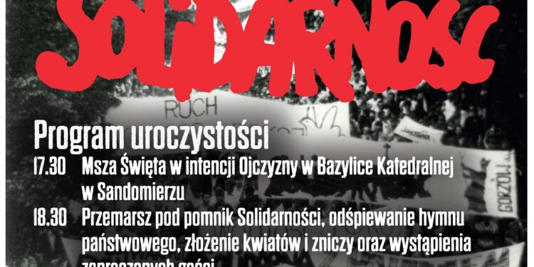 Sandomierz: Dziś obchody 40. rocznicy powstania NSZZ „Solidarność”.