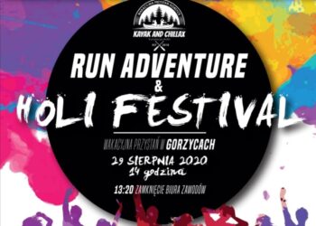 Gorzyce. Bieg z przeszkodami dla dzieci i festiwal kolorów nad zalewem