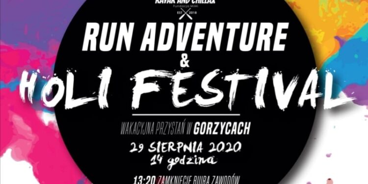 Gorzyce. Bieg z przeszkodami dla dzieci i festiwal kolorów nad zalewem