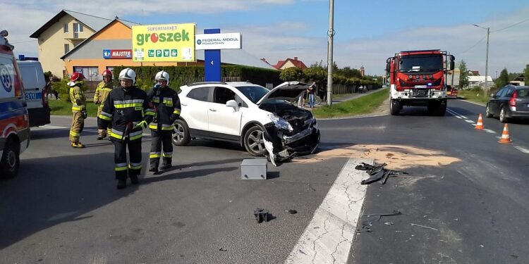 Gorzyce. Zderzenie na skrzyżowaniu