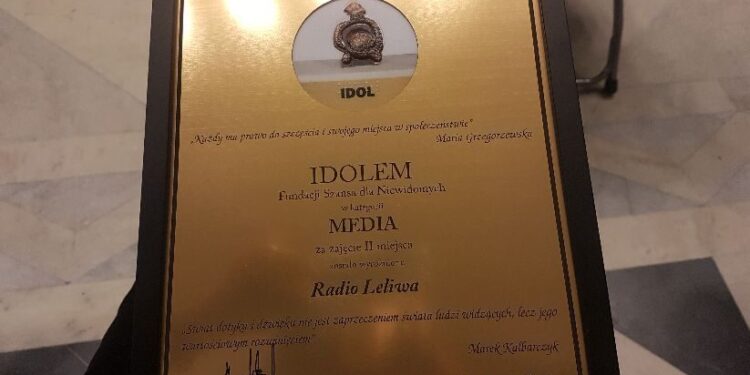 Region. Radio Leliwa docenione przez środowisko niewidomych.