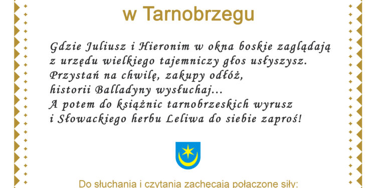 Tarnobrzeg. Nietypowe Narodowe Czytanie.