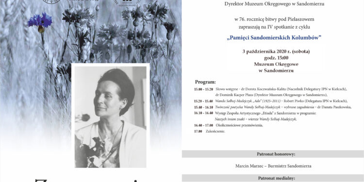 Sandomierz: Sandomierska ‘Etiuda’ przywoła pamięć Wandy Sołhaj-Madejczyk.