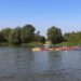 Baranów Sandomierski. Pierwsze regaty kajakowe na Wiśle