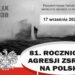 Tarnobrzeg. Rocznica agresji ZSRR na Polskę.