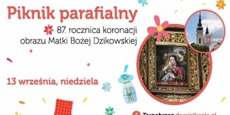 Tarnobrzeg. Rocznica koronacji obrazu Pani Dzikowskiej.