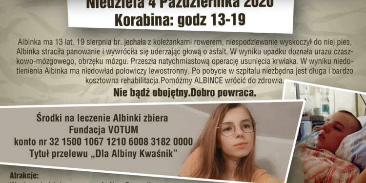 Korabina: Weź udział w pikniku i pomóż Albince