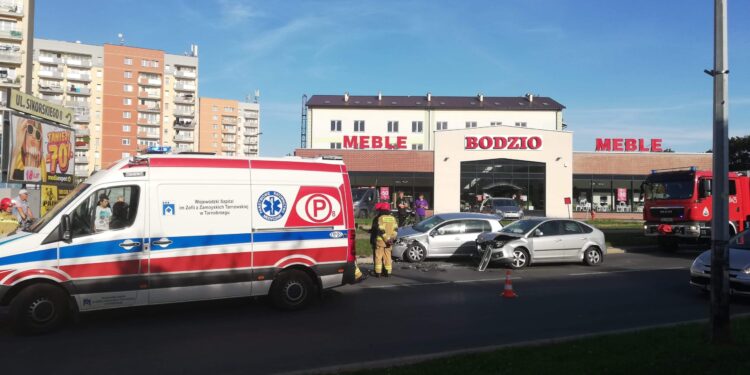 Tarnobrzeg: Ruch wahadłowy po wypadku na ulicy Kwiatkowskiego.
