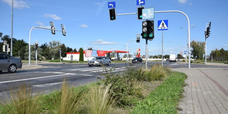 Tarnobrzeg. Remont skrzyżowania. Utrudnienia w ruchu.