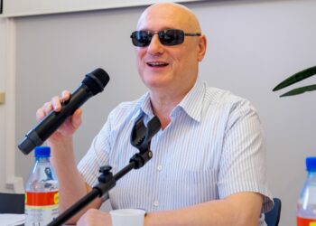 Rozmowa z Markiem Kalbarczykiem Honorowym Prezesem Fundacji Szansa dla Niewidomych.