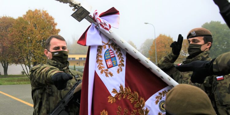 Sandomierz: Przysięga terytorialsów.