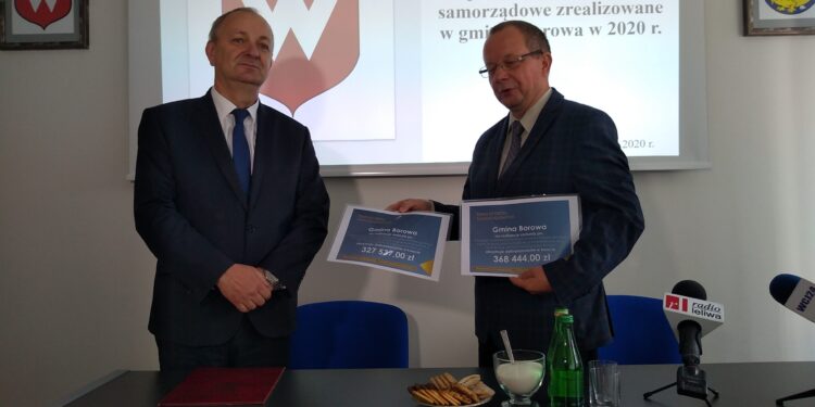 Borowa: Wsparcie  finansowe z Funduszu Dróg