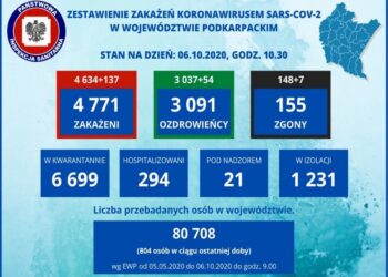 Powiat tarnobrzeski. Nowe przypadki koronawirusa.