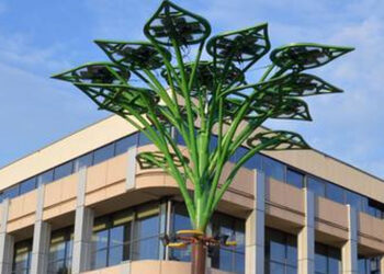 Stalowa Wola: Jeszcze w październiku koło biblioteki zaświeci drzewko solarne