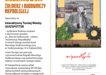 Stalowa Wola: W piątek quizpotter o Siedlanowskim