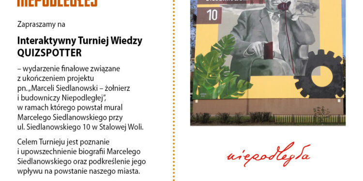 Stalowa Wola: W piątek quizpotter o Siedlanowskim