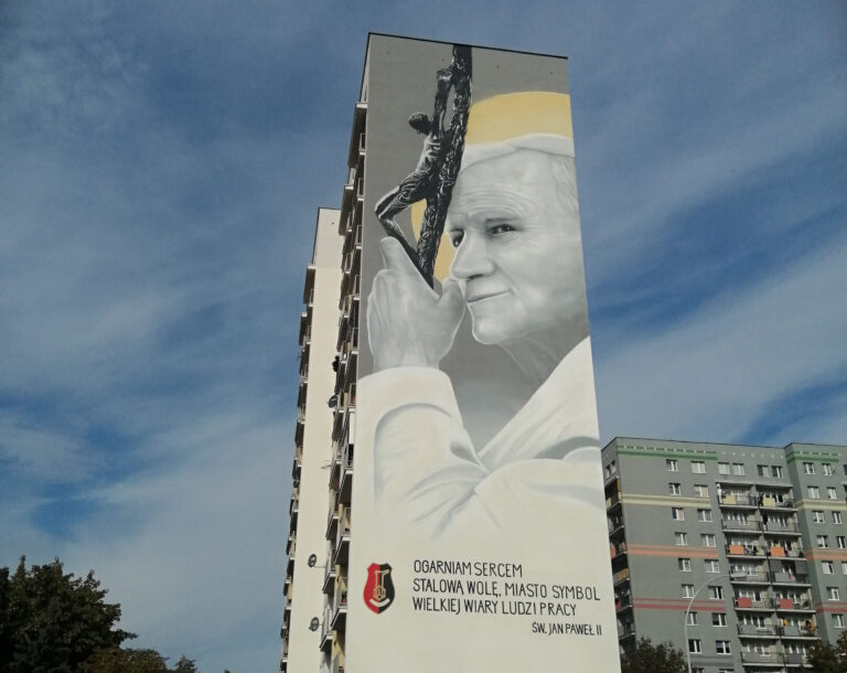 Stalowa Wola Poświęcili mural św. Jana Pawła II. Radio