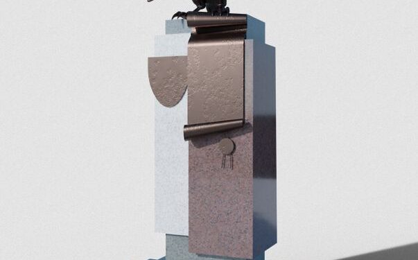 Baranów Sandomierski. W centrum stanie pomnik orła