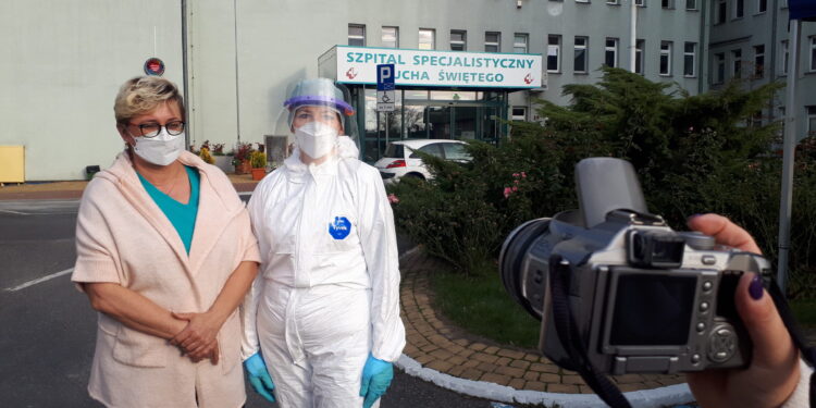 Sandomierz: Punkt pobrań przoduje w liczbie pobierania wymazów.