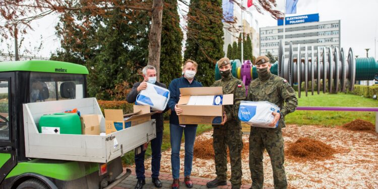 Sandomierz, Staszów: Enea Elektrownia Połaniec wspiera walczących z koronawirusem.