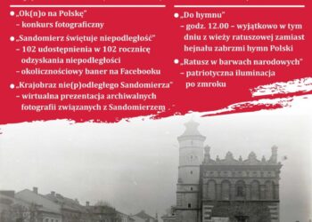 Sandomierz: 'Sandomierz świętuje niepodległość’.