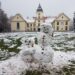 Tarnobrzeg. Śniegowe bałwany.