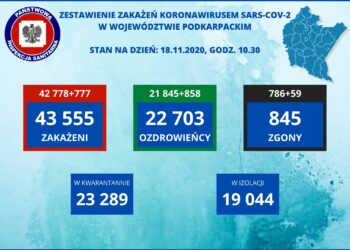 Tarnobrzeg, powiat tarnobrzeski. SARS-CoV-2. Aktualne statystyki sanepidu.