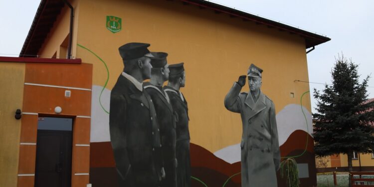 Mielec: W Tuszowie Narodowym powstał mural generała Sikorskiego