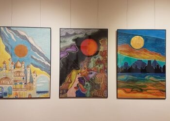 Tarnobrzeg. „Brama do miasta”. Malarstwo Anny Kwiecińskiej-Utkin.