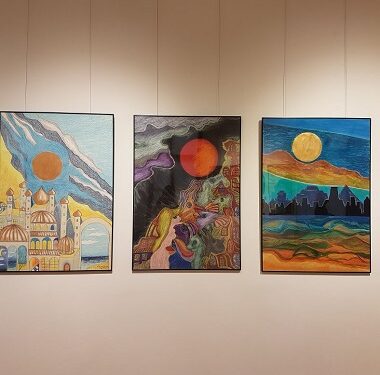 Tarnobrzeg. „Brama do miasta”. Malarstwo Anny Kwiecińskiej-Utkin.