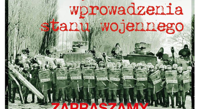 Sandomierz: Obchody rocznicy wprowadzenia stanu wojennego.