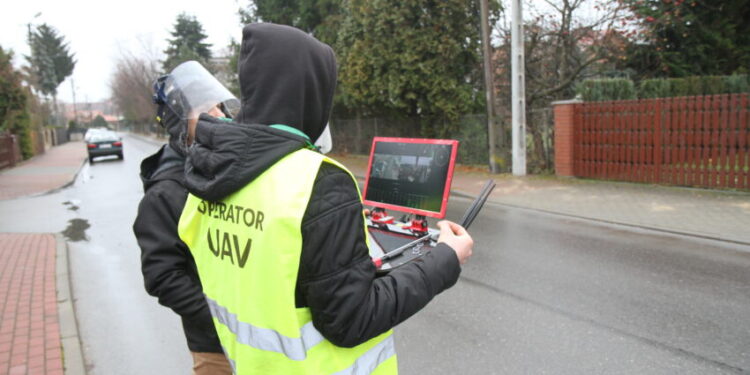 Mielec:  Drony kontrolowały jakość powietrza