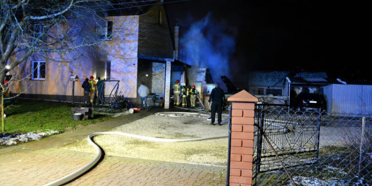 Suchorzów. Nocny pożar domu