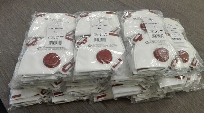 Tarnobrzeg. Maski ochronne za pieniądze z darowizn.