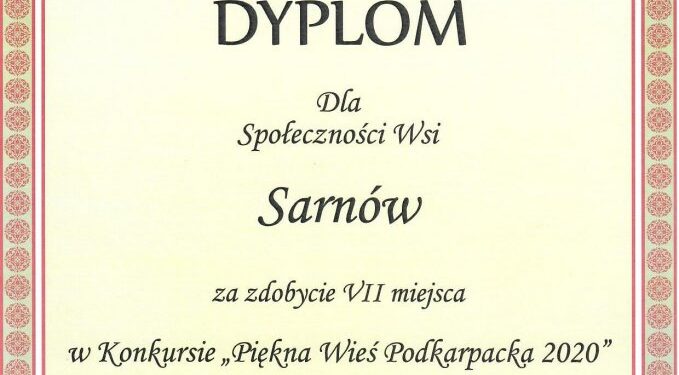 Mielec: Piękna Wieś Podkarpacka  to Sarnów